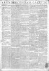 Aris's Birmingham Gazette Monday 30 April 1792 Page 1