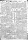Aris's Birmingham Gazette Monday 08 October 1792 Page 1