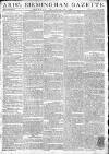 Aris's Birmingham Gazette Monday 19 November 1792 Page 1