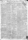 Aris's Birmingham Gazette Monday 03 December 1792 Page 1