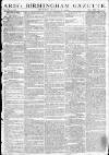 Aris's Birmingham Gazette Monday 17 February 1794 Page 1