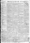 Aris's Birmingham Gazette Monday 02 February 1795 Page 1