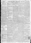 Aris's Birmingham Gazette Monday 09 February 1795 Page 1