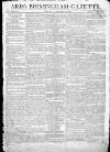 Aris's Birmingham Gazette Monday 02 November 1795 Page 1
