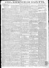 Aris's Birmingham Gazette Monday 22 February 1796 Page 1