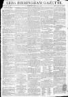 Aris's Birmingham Gazette Monday 21 March 1796 Page 1