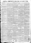 Aris's Birmingham Gazette Monday 10 October 1796 Page 1