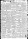 Aris's Birmingham Gazette Monday 20 February 1797 Page 1