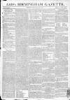 Aris's Birmingham Gazette Monday 25 December 1797 Page 1