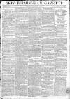 Aris's Birmingham Gazette Monday 08 January 1798 Page 1