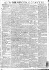 Aris's Birmingham Gazette Monday 30 July 1798 Page 1