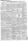 Aris's Birmingham Gazette Monday 29 October 1798 Page 1