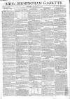 Aris's Birmingham Gazette Monday 25 November 1799 Page 1