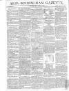 Aris's Birmingham Gazette Monday 10 November 1800 Page 1