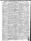 Aris's Birmingham Gazette Monday 29 December 1800 Page 1