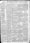 Aris's Birmingham Gazette Monday 25 January 1802 Page 1
