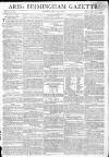 Aris's Birmingham Gazette Monday 22 March 1802 Page 1