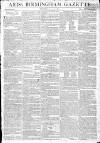 Aris's Birmingham Gazette Monday 12 April 1802 Page 1
