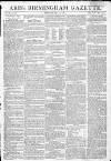 Aris's Birmingham Gazette Monday 17 May 1802 Page 1