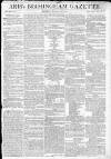 Aris's Birmingham Gazette Monday 08 November 1802 Page 1