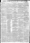 Aris's Birmingham Gazette Monday 24 January 1803 Page 1