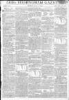 Aris's Birmingham Gazette Monday 21 March 1803 Page 1