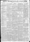Aris's Birmingham Gazette Monday 12 September 1803 Page 1