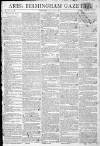 Aris's Birmingham Gazette Monday 02 January 1804 Page 1