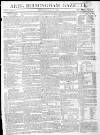 Aris's Birmingham Gazette Monday 06 August 1804 Page 1
