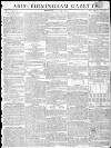 Aris's Birmingham Gazette Monday 29 April 1805 Page 1
