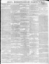 Aris's Birmingham Gazette Monday 28 August 1809 Page 1