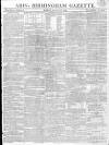 Aris's Birmingham Gazette Monday 16 October 1809 Page 1