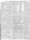 Aris's Birmingham Gazette Monday 20 November 1809 Page 1