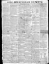 Aris's Birmingham Gazette Monday 07 January 1822 Page 1