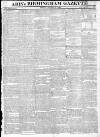 Aris's Birmingham Gazette Monday 25 November 1822 Page 1