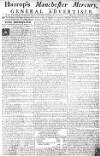 Manchester Mercury Tuesday 22 February 1757 Page 1
