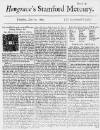 Stamford Mercury Thu 20 Jul 1732 Page 1