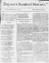 Stamford Mercury Thu 08 Feb 1733 Page 1