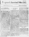 Stamford Mercury Thu 31 Jan 1734 Page 1