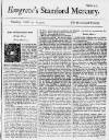 Stamford Mercury Thu 14 Mar 1734 Page 1