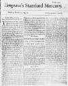 Stamford Mercury Thu 11 Mar 1736 Page 1