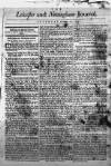 Leicester Journal Saturday 11 October 1760 Page 1