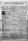 Leicester Journal Saturday 21 March 1761 Page 1