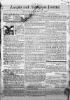 Leicester Journal Saturday 11 April 1761 Page 1