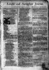 Leicester Journal Saturday 09 January 1762 Page 1