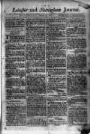 Leicester Journal Saturday 13 March 1762 Page 1