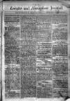 Leicester Journal Saturday 20 March 1762 Page 1