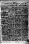 Leicester Journal Saturday 17 April 1762 Page 1