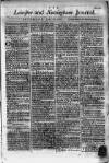 Leicester Journal Saturday 12 June 1762 Page 1