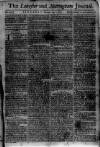 Leicester Journal Saturday 29 October 1763 Page 1